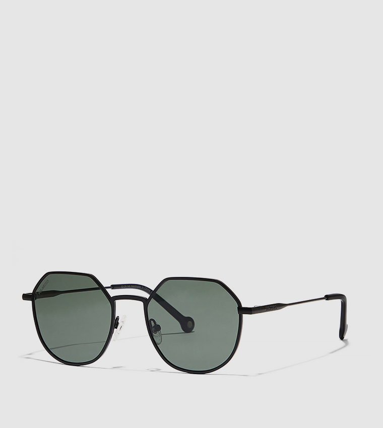 Turn Up Polarised Retro Sunglasses