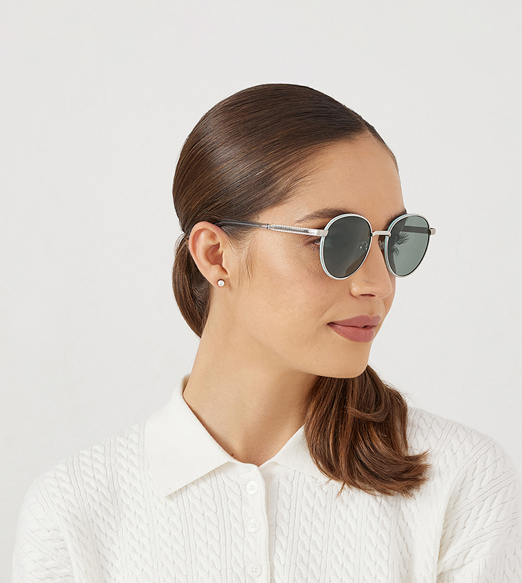VERNIS Round Sunglasses