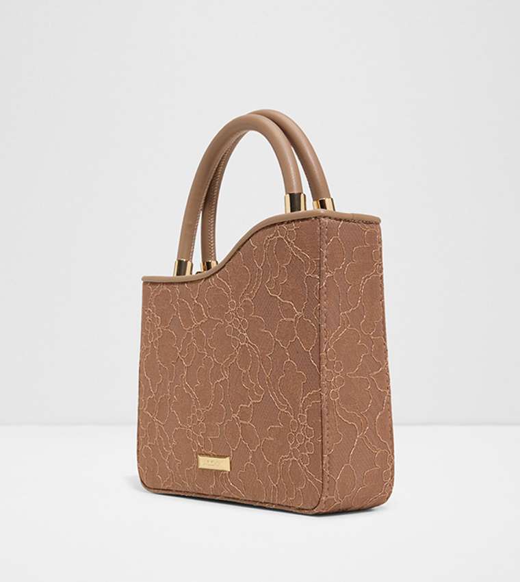 SUNLACE Embellished Top Handle Bag