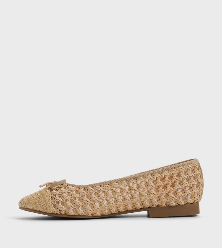 SWEETY Straw Ballerinas