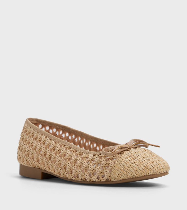 SWEETY Straw Ballerinas