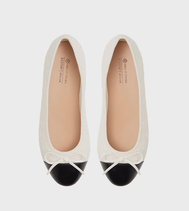 SWEETY Bow Detail Ballerinas