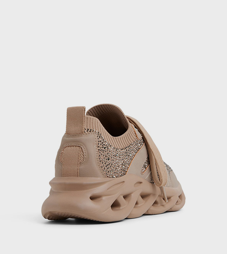 SYMA Embellished Chunky Slip-On Shoes