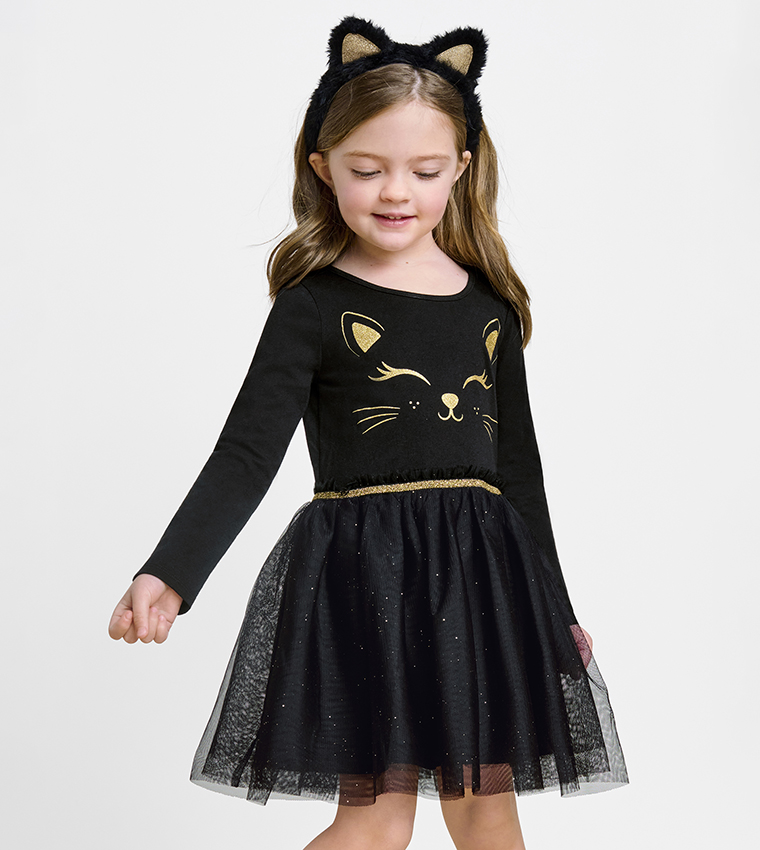 Children's place black on sale dress