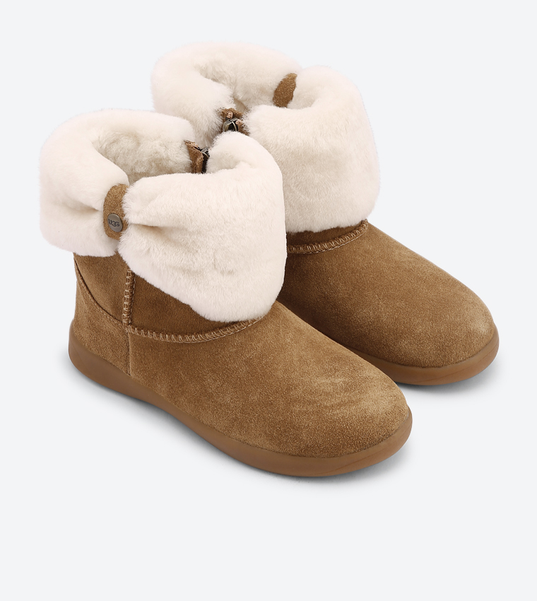 Ramona Round Toe Boots - Brown T-RAMONA