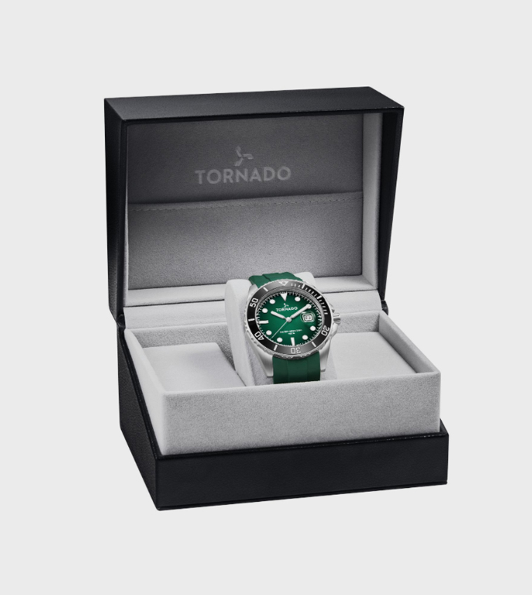 Lumina Green Dial Analog Watch