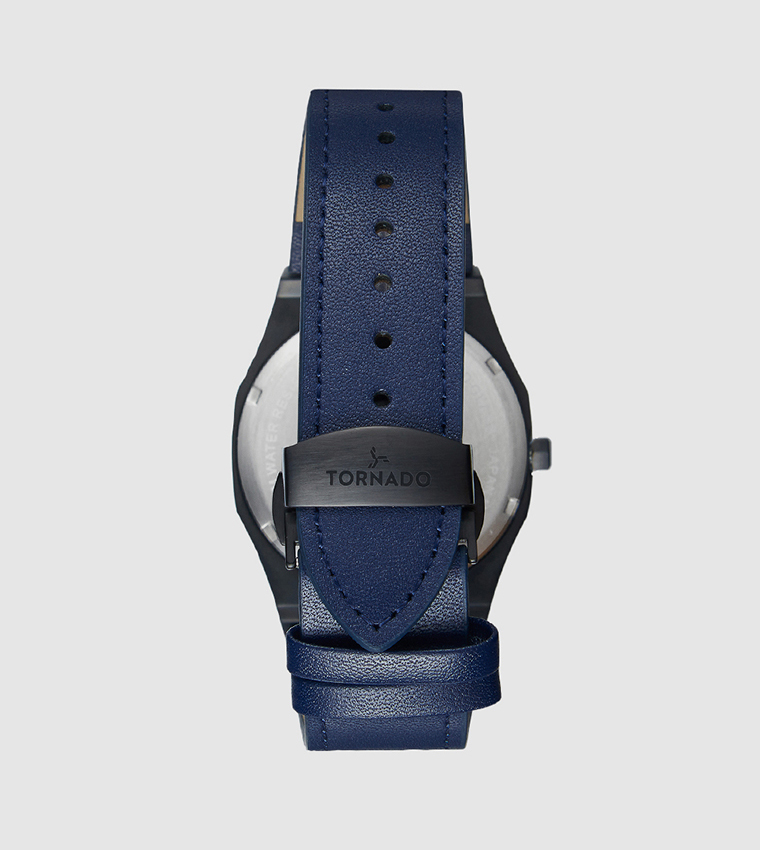Spectra Navy Blue Dial Analog Watch