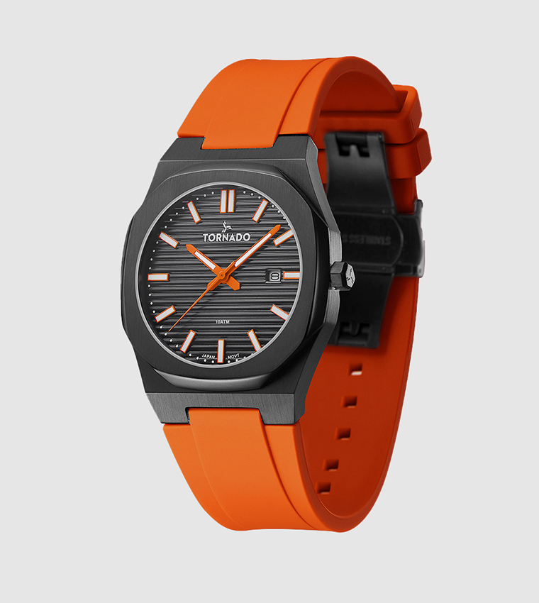 Spectra Black Dial Analog Watch