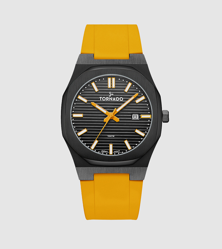 Spectra Black Dial Analog Watch