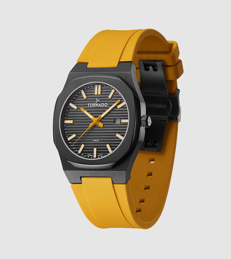 Spectra Black Dial Analog Watch