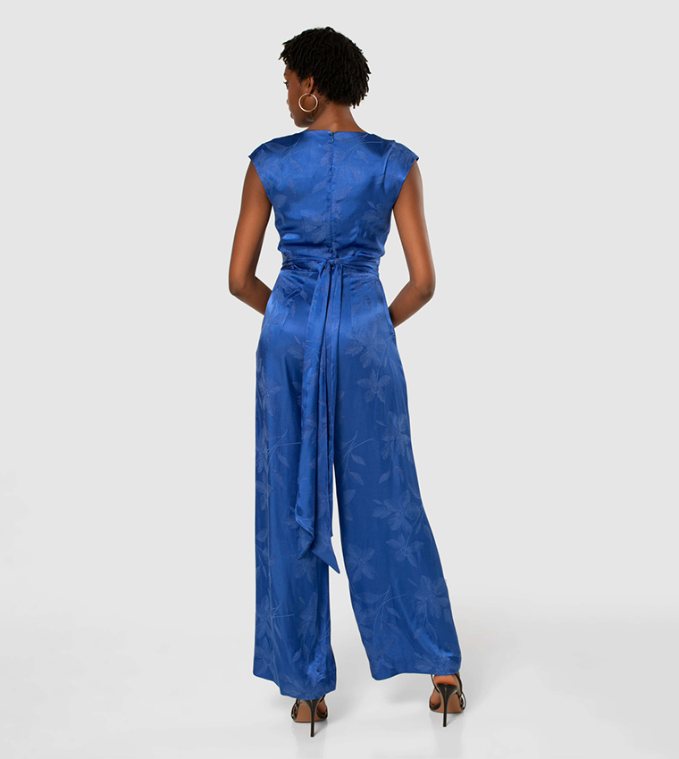 Self Patterned Jumpsuit