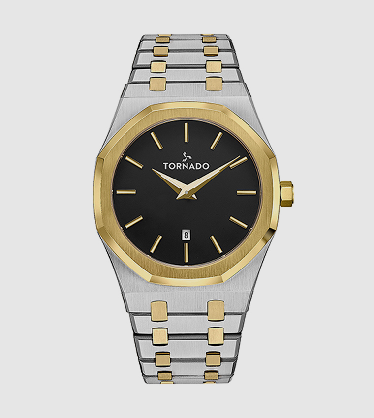 Analog Round Black Dial Watch