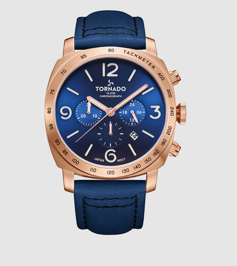 Chronograph Blue Dial Analog Watch