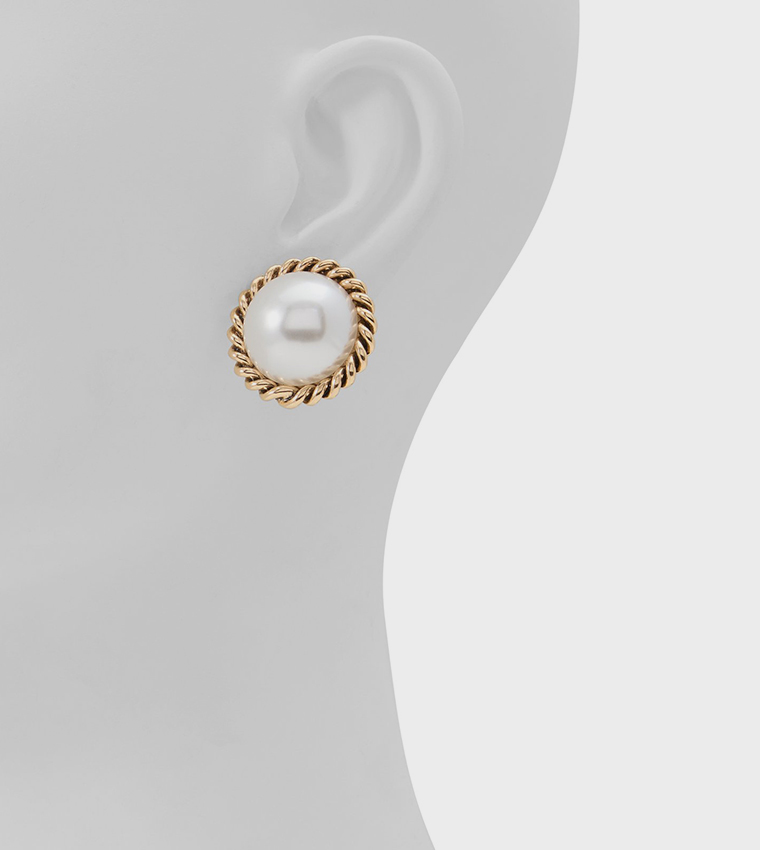 TALABERIA Pearl Stud Earrings