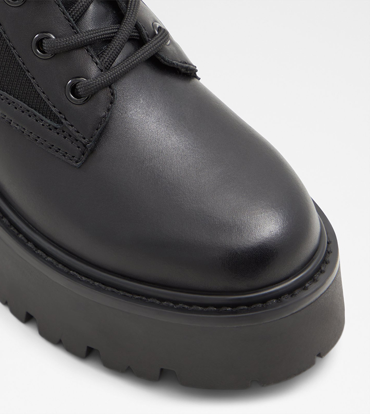 TALALERYKNIT Lace Up Chunky Ankle Boots