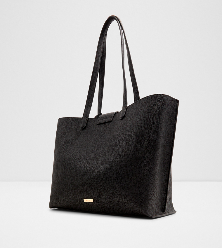TALOBRERAEN Textured Tote Bag with Pouch