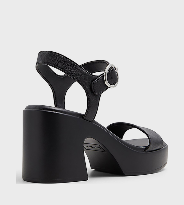 TALYA Ankle Strap Block Heel Sandals