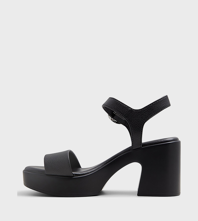 TALYA Ankle Strap Block Heel Sandals