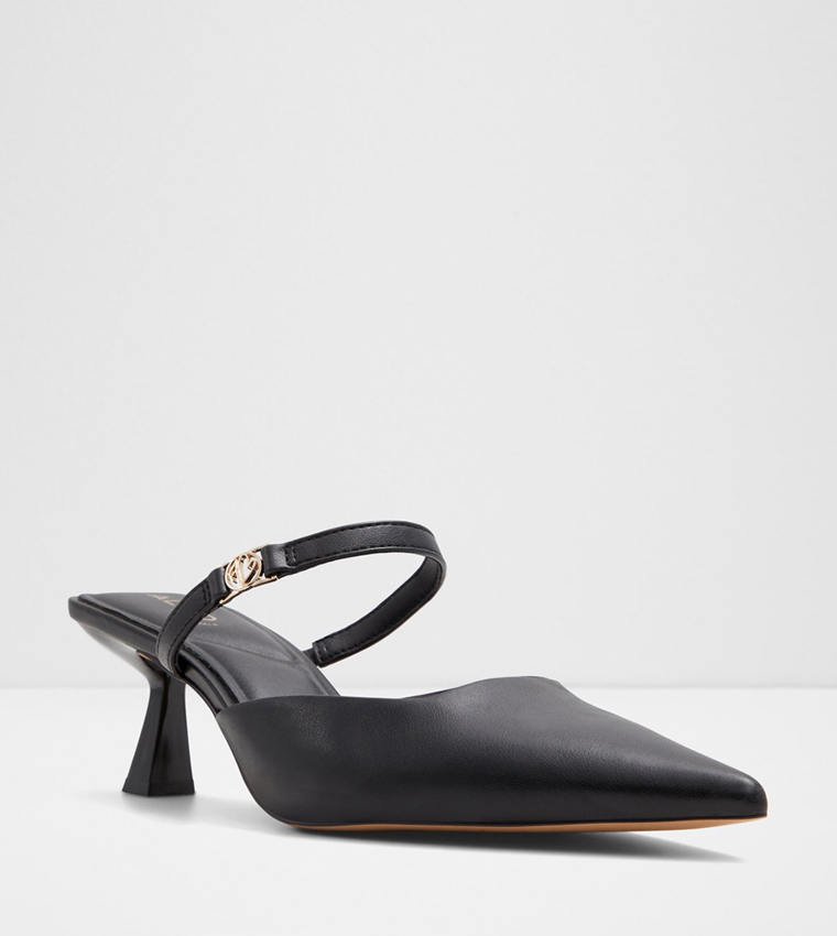 TAWM Pointed Toe Mule Pumps