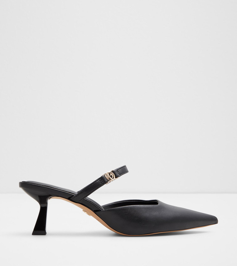 TAWM Pointed Toe Mule Pumps