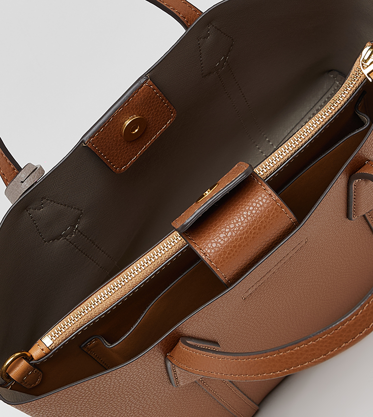 PERRY Triple-Compartment Tote Bag