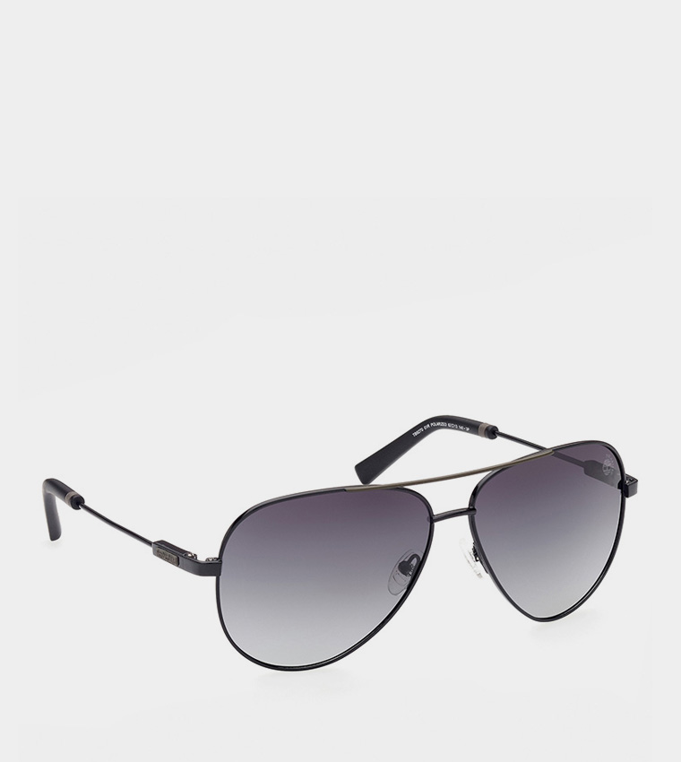 Buy Black Jones Aviator Sunglasses for Men Women Polarized UV