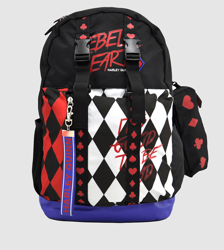 Batman Harley Good To Be Bad Teens Backpack 16"