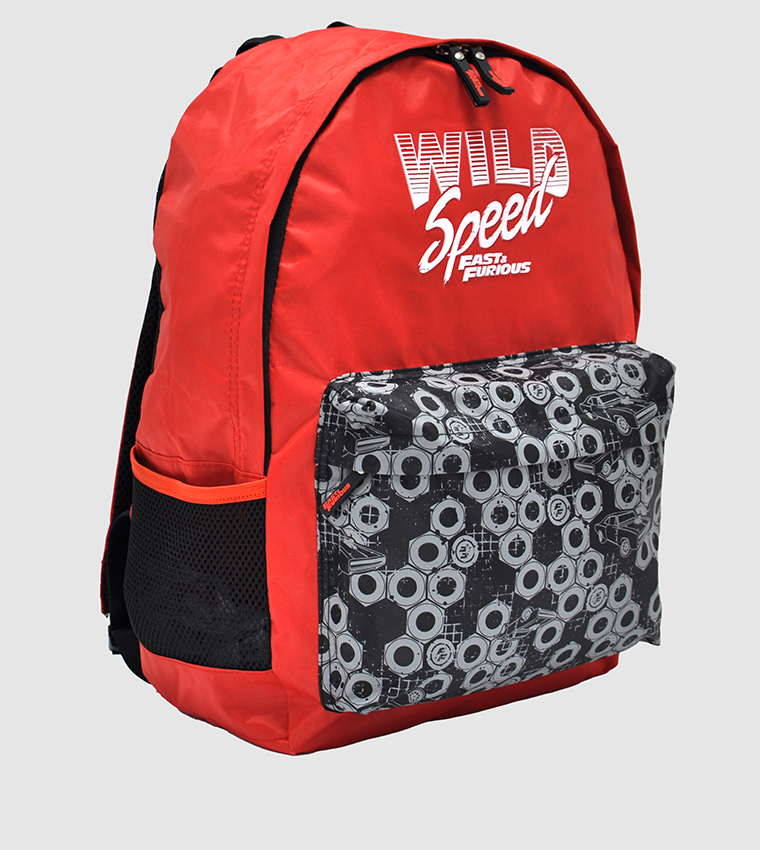 Fast & Furious Wild Speed Teens Backpack 16"