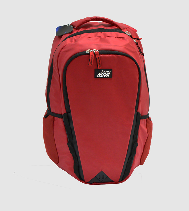Supernova Red 2 Compartment Backpack 18"
