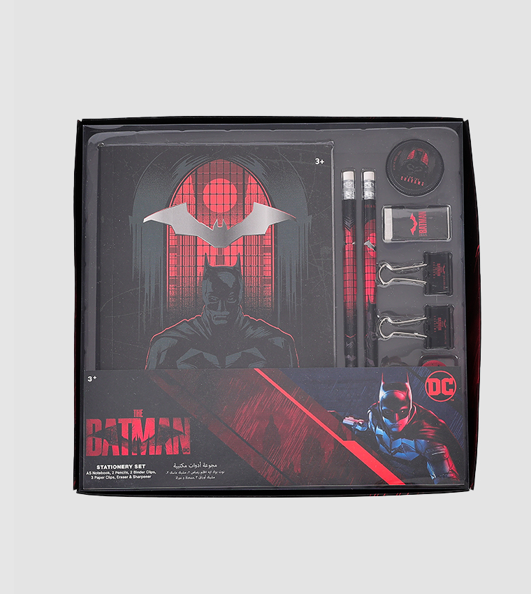 10 Piece Batman I Am The Shadows Stationery Set