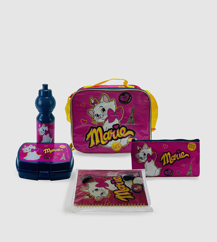 Disney Marie Cute Fur Ya Theme Backpack Trolley Set