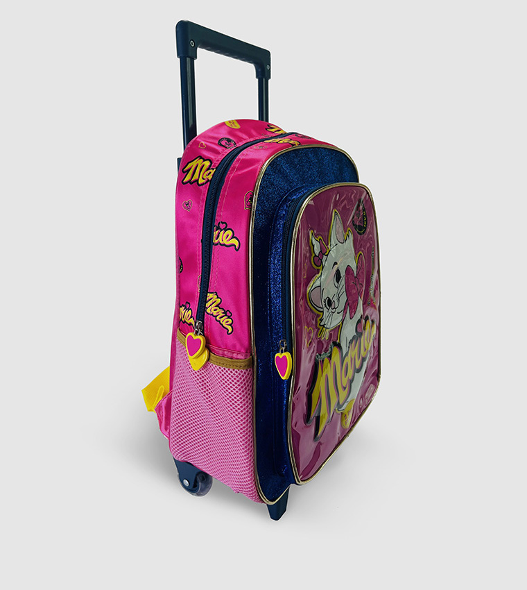 Disney Marie Cute Fur Ya Theme Backpack Trolley Set