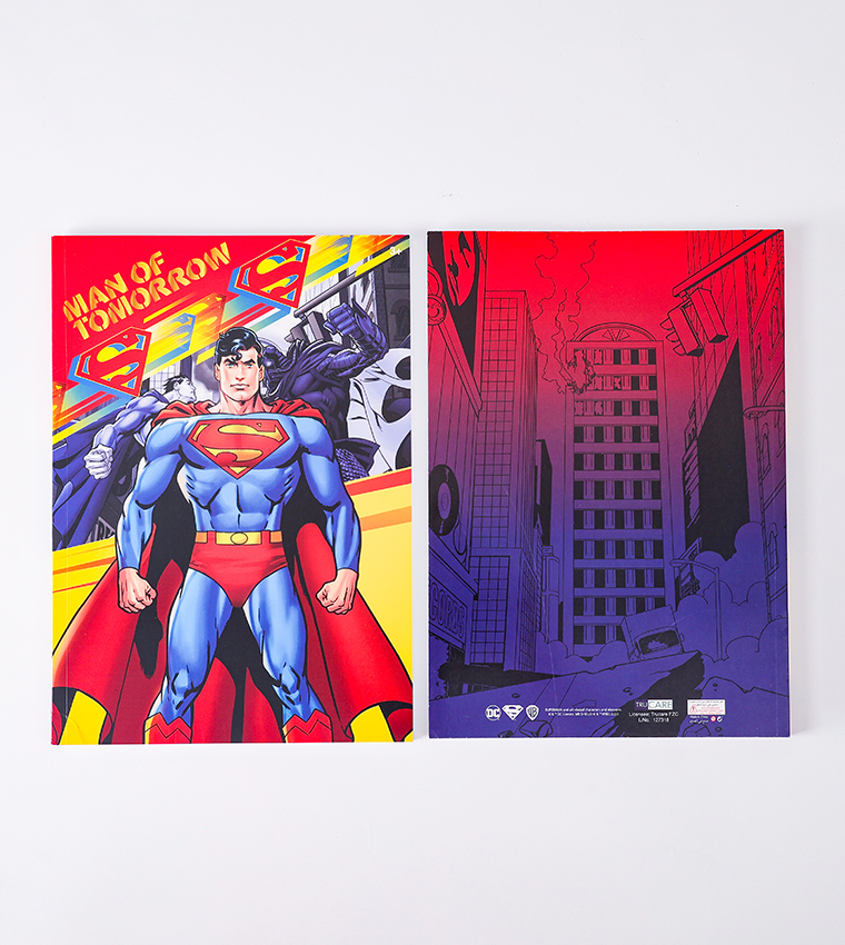 Buy Warner Bros @ Trucare Superman Man Of Tomorrow A4 Notebook English In  Blue | 6thStreet UAE