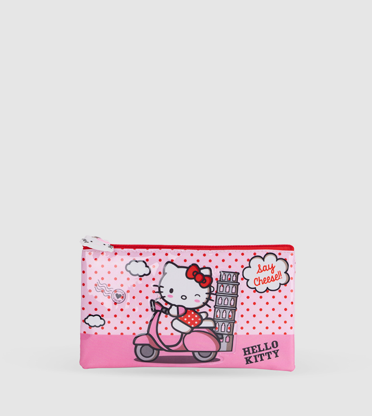 Sanrio Hello Kitty Say Cheese 18" Trolley Backpack Set