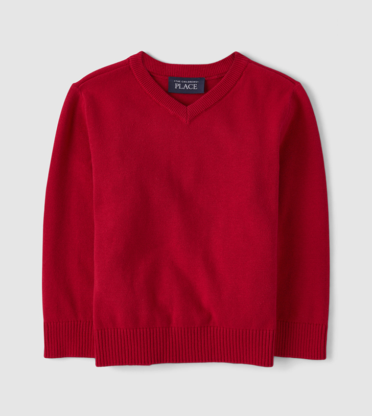 Toddler Boys V-Neck Sweater