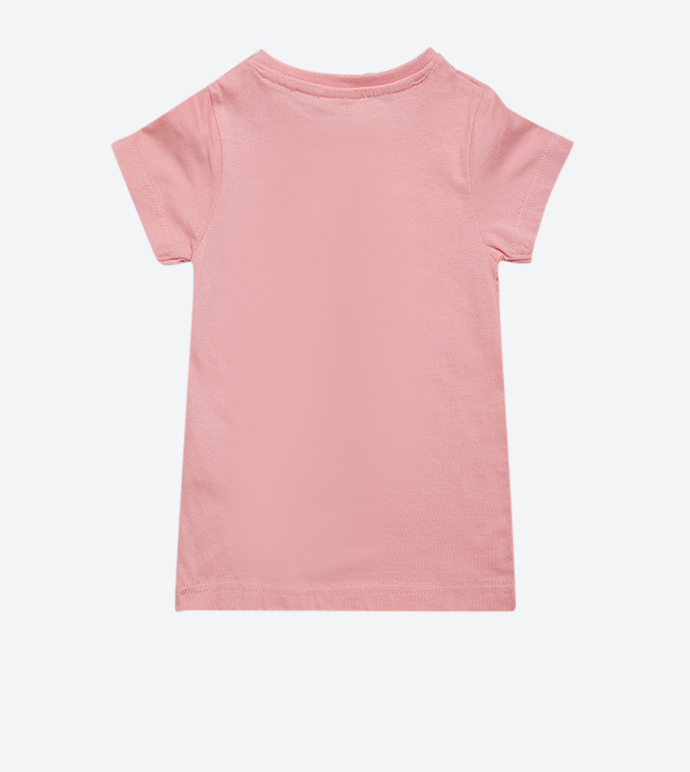 Pink plain store t shirt