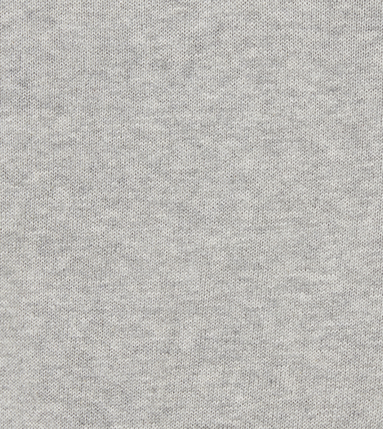 Regular Fit Long Sleeve Sweater - Grey