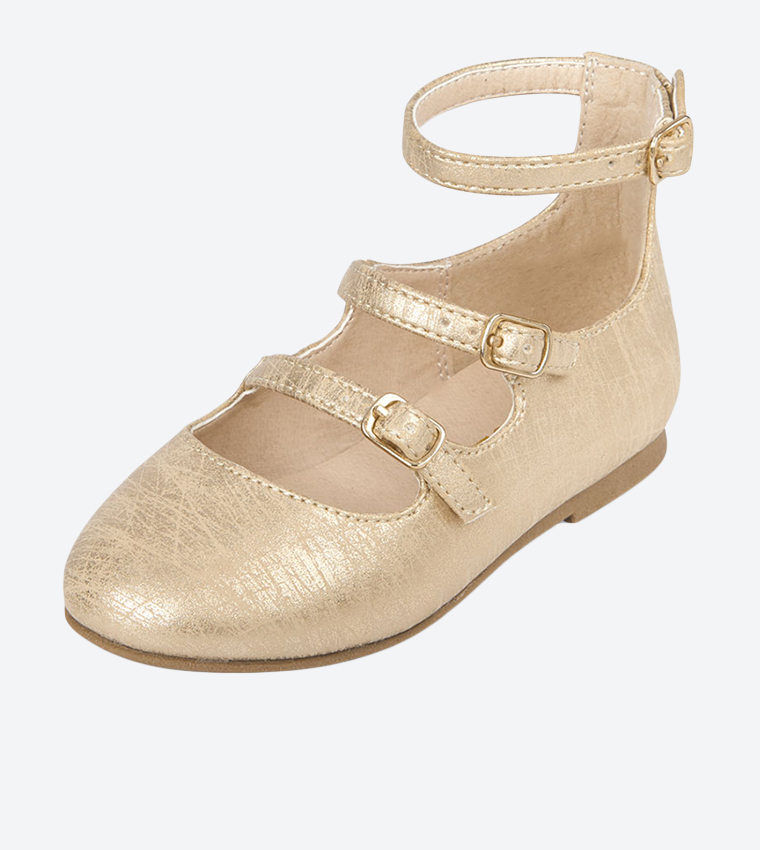 Flat Shoes Children's Place Gold Shoes The Children's Place