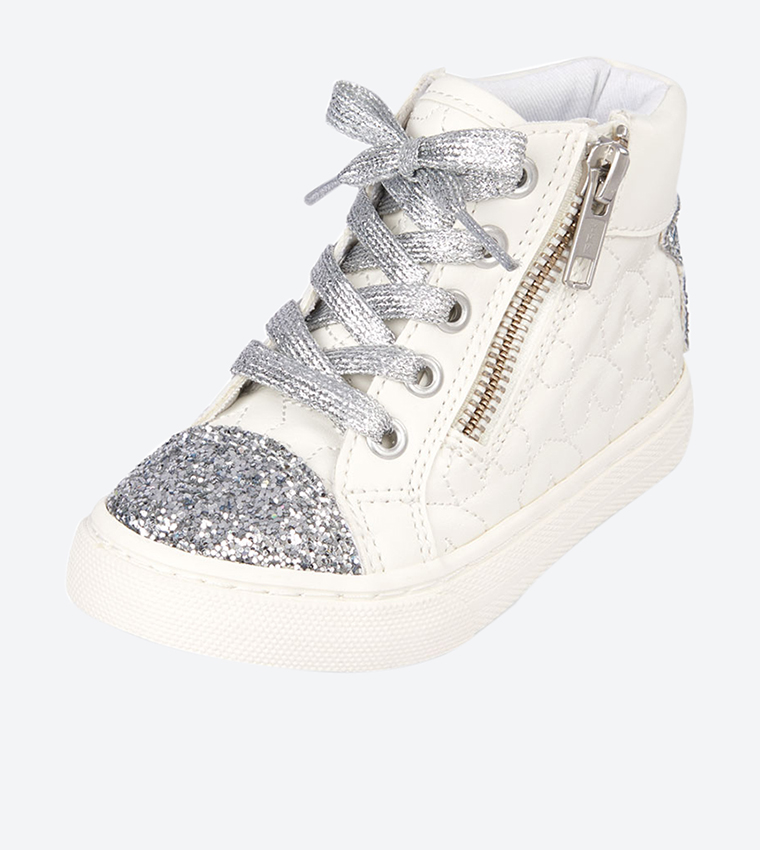 Children's Place Girls Metallic Sneakers Buy The Children's