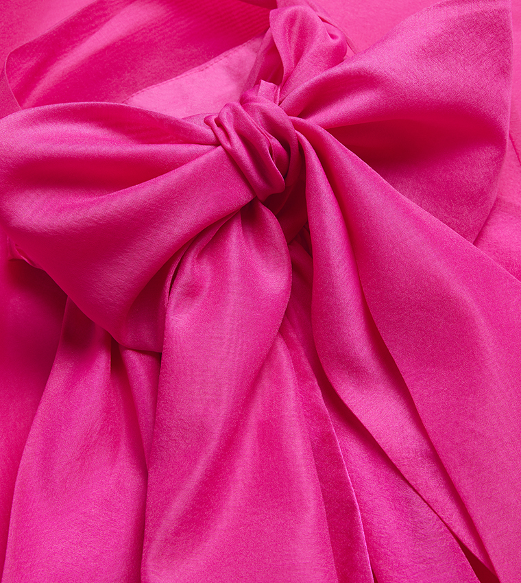 ARIKAA Bow Detail Maxi Dress