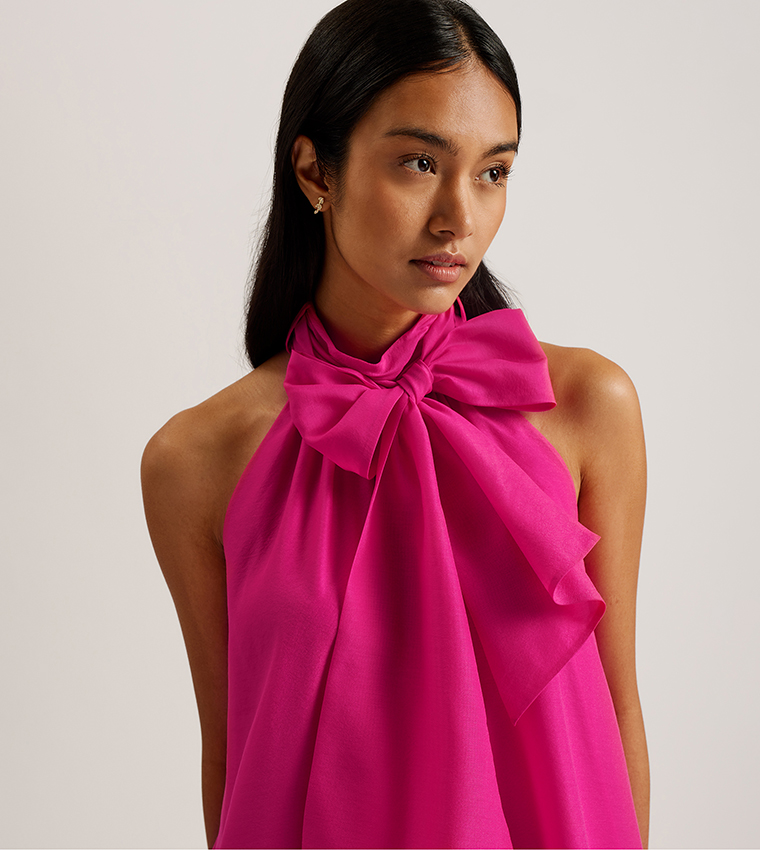 ARIKAA Bow Detail Maxi Dress
