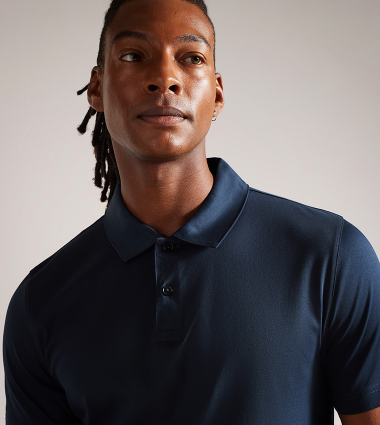 ZEITER Solid Short Sleeves Polo T-Shirt