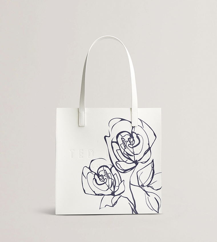ALIMCON Floral Printed Tote Bag