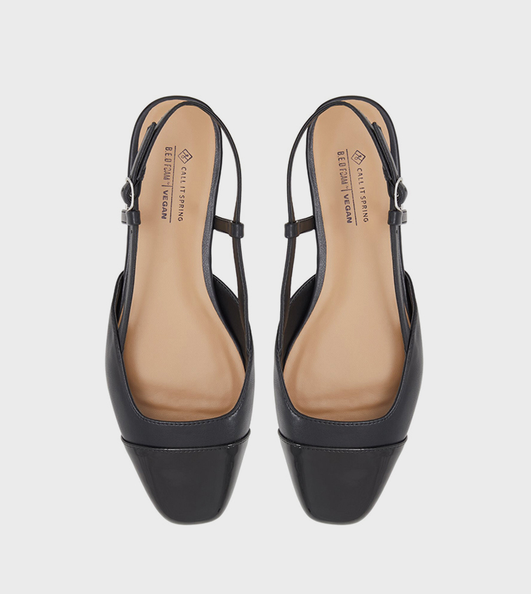 TEENA Slingback Flat Shoes