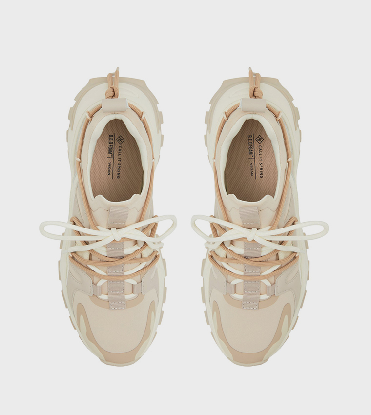 TERRAH Lace-Up Chunky Sneakers