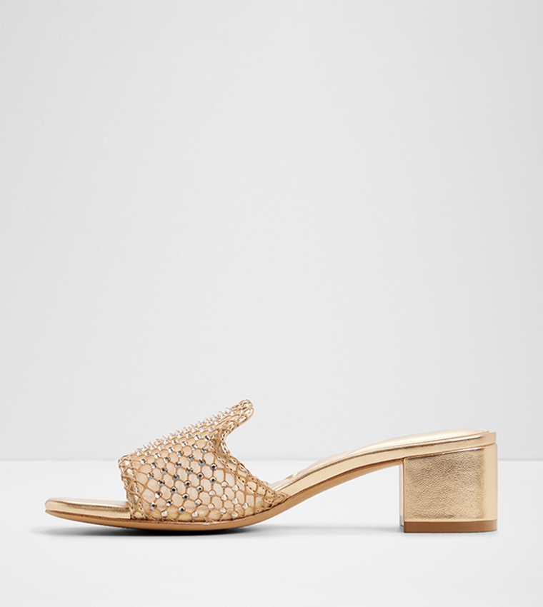 TESSI Embellished Block Heel Sandals