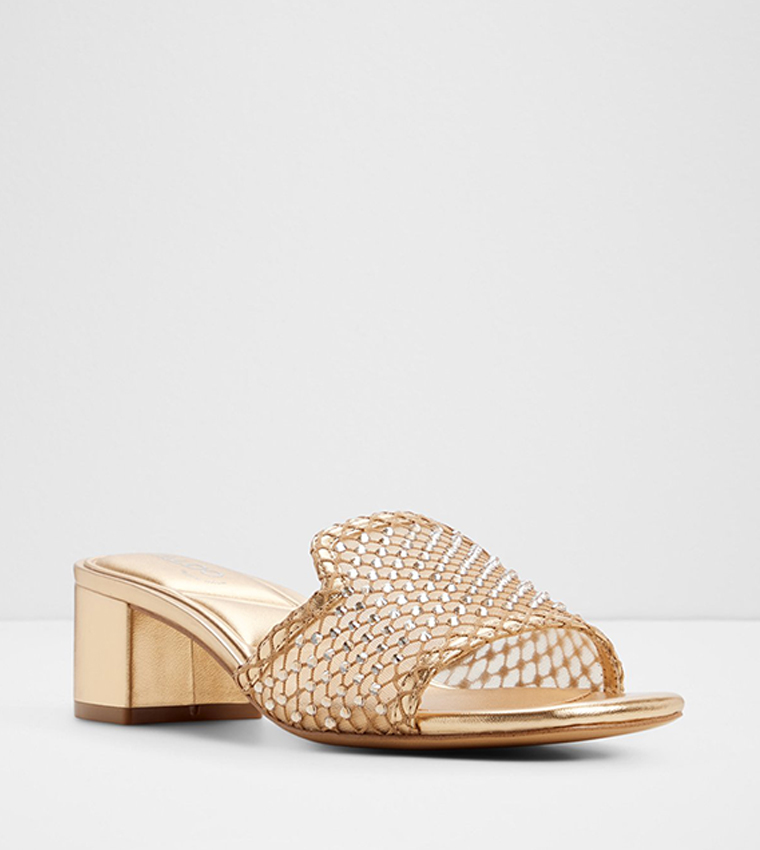 TESSI Embellished Block Heel Sandals