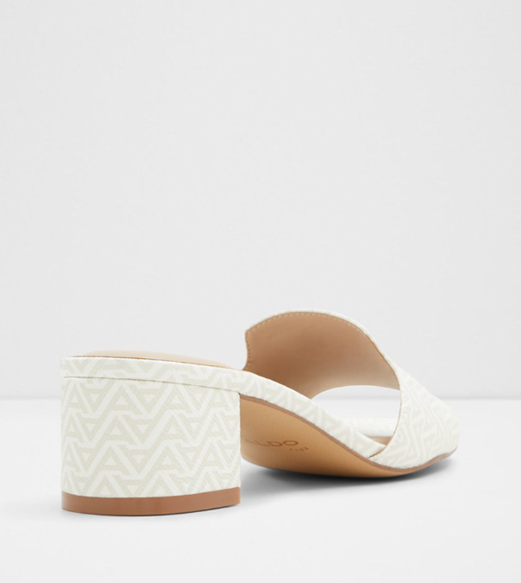 TESSINA Monogram Block Heel Sandals