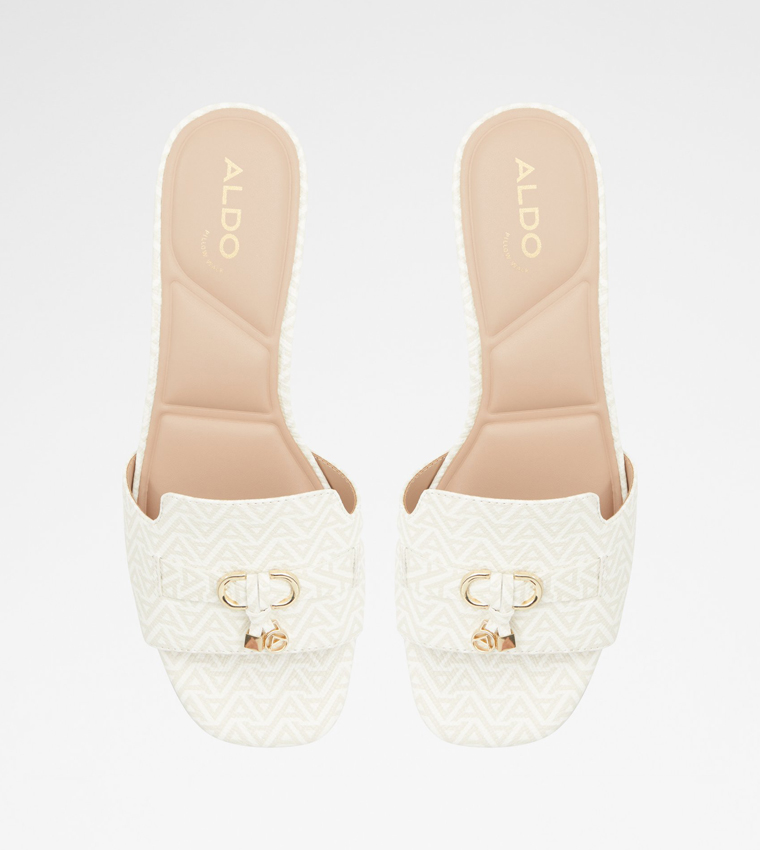 TESSINA Monogram Block Heel Sandals