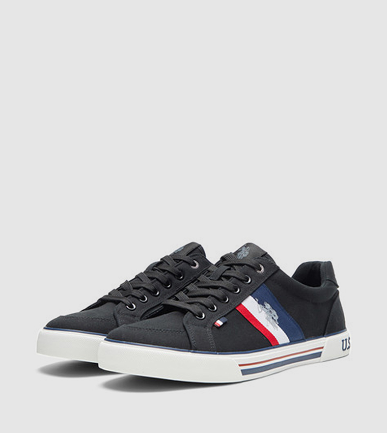 TETSY Logo Detail Lace-Up Sneakers